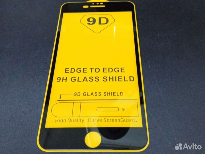 Чёрное стекло iPhone 7/8 Plus