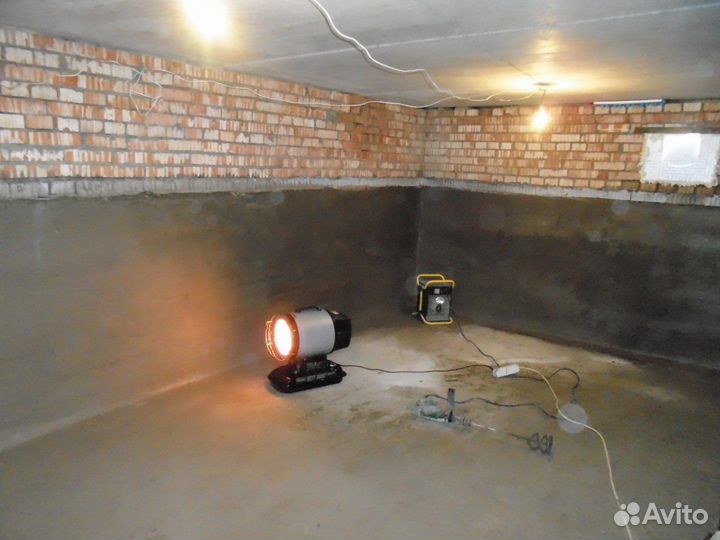 Сушка помещений, просушка после затопления