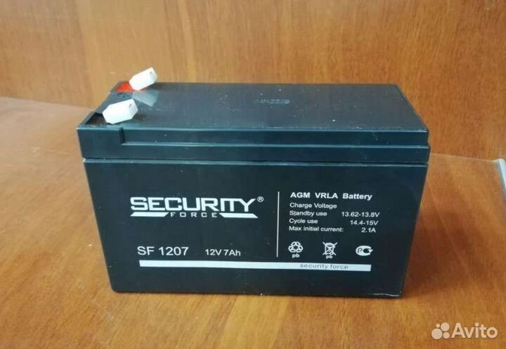 Аккумулятор 12v 7ah