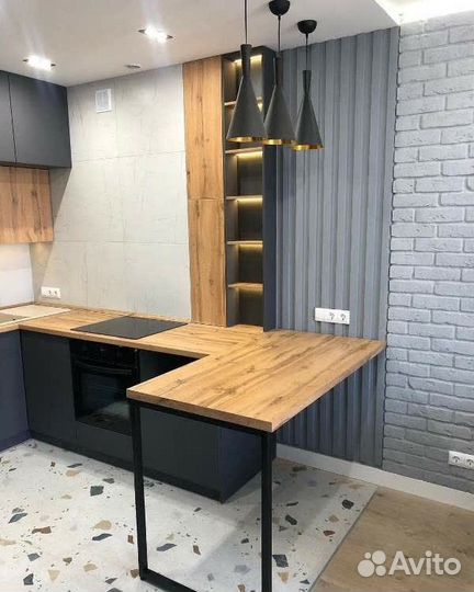 Кухня Лофт купить на заказ в рассрочку