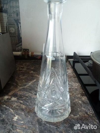 Ваза хрустальная