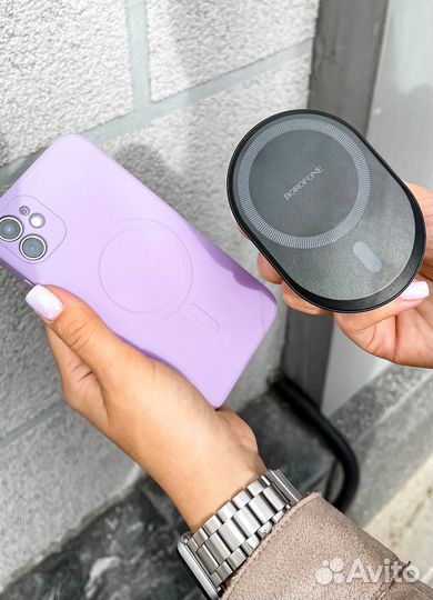 Автомобильный держатель borofone BH201 с MagSafe