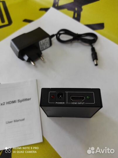 Разветвитель hdmi 1 на 2 сплиттер делитель