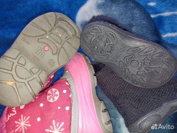 Ботинки и валенки зимние 22 и 13