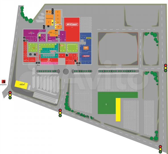 ТК Centro торговая площадь, 14000 м²