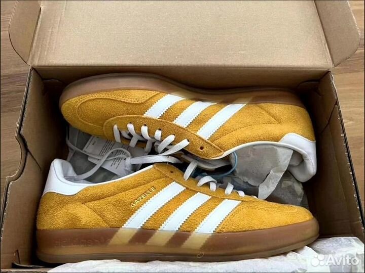 Кроссовки Adidas Gazelle Indoor Yellow Gum