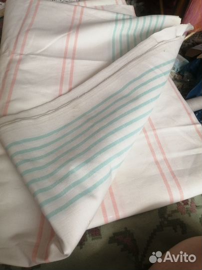 Отрез ткани лен СССР