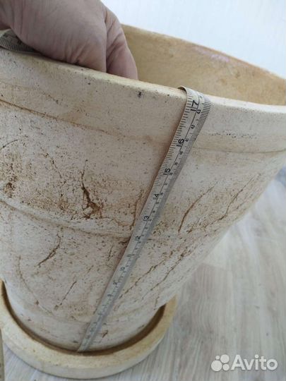 Горшок для цветов керамика большой