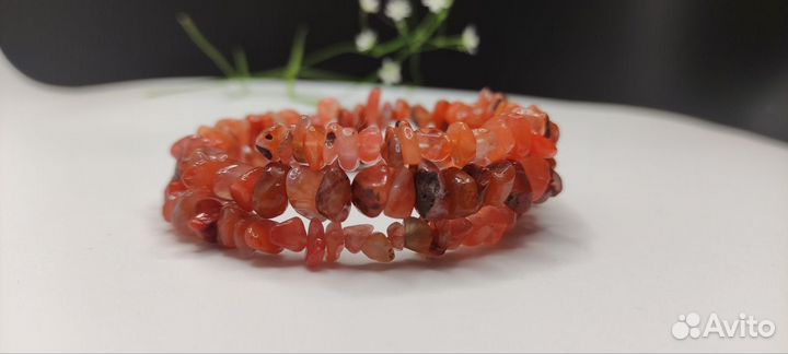 Женский браслет из натурального агата