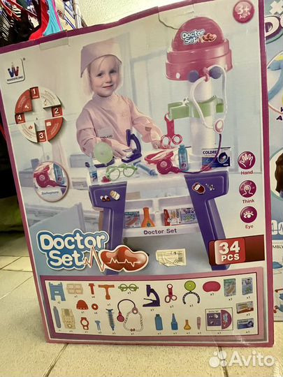 Детский набор врача медсестра набор новые