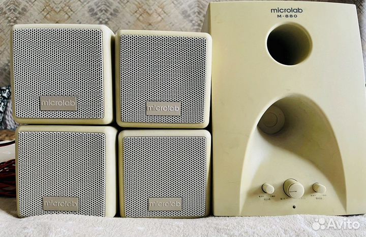 Сабвуфер microlab с колонками