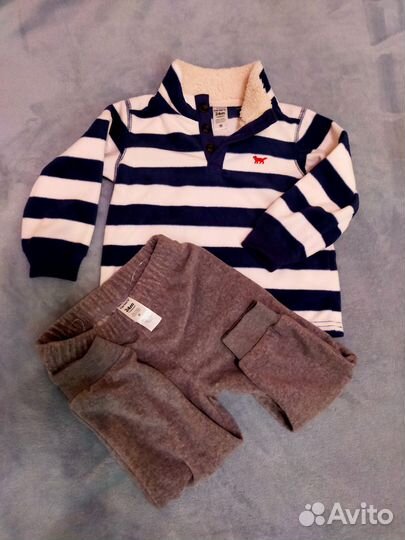 Флисовый костюм carters