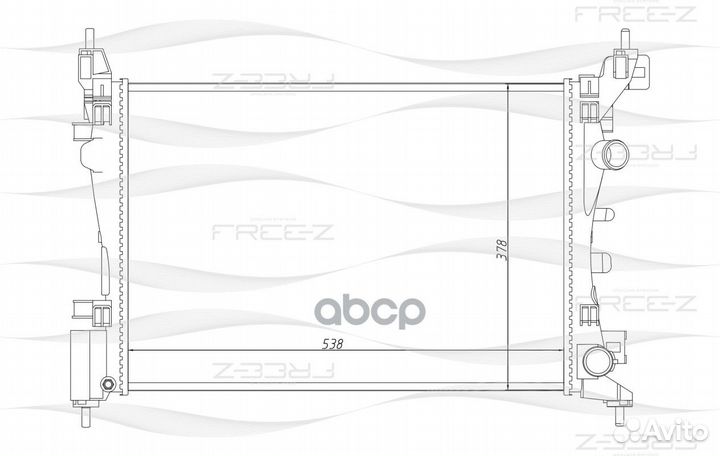 Радиатор KK0144 free-Z