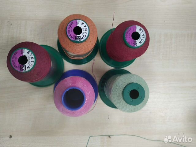 Нитки synton толщина 20,40 цветные