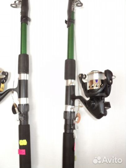 Рыболовные снасти в собранном виде