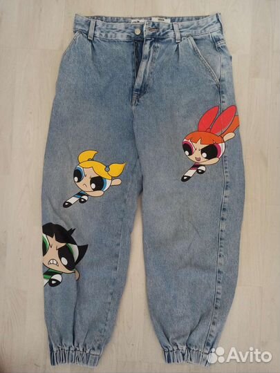 Джинсы Powerpuff от bershka