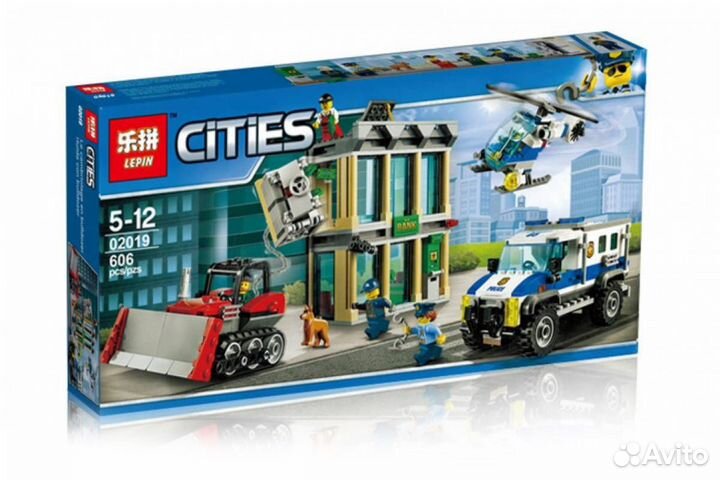 Конструктор Lepin 02019 Ограбление на бульдозере