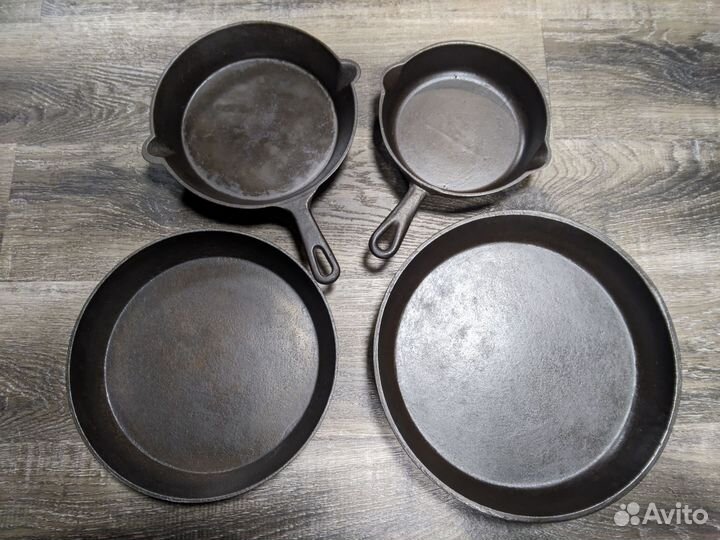 Комплект из 4 сковородок с чапельниками