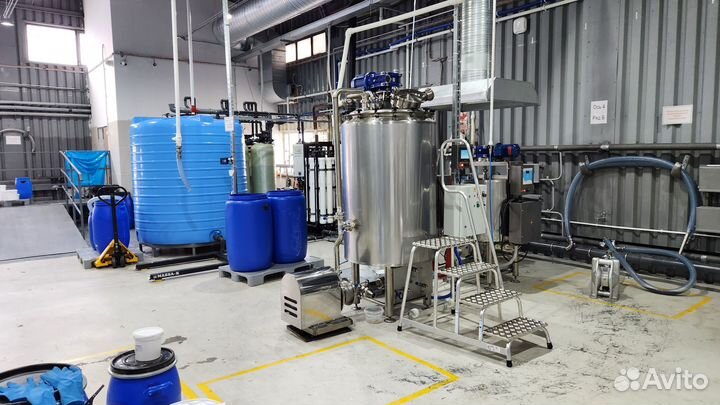 Завод по производству шампуня геля косметики