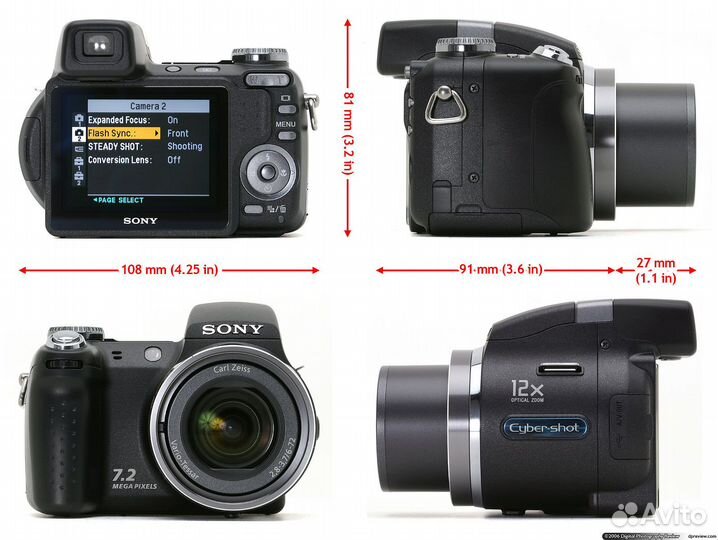 Фотоаппарат sony DSC-H5