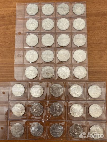 Квотеры (25 центов) США