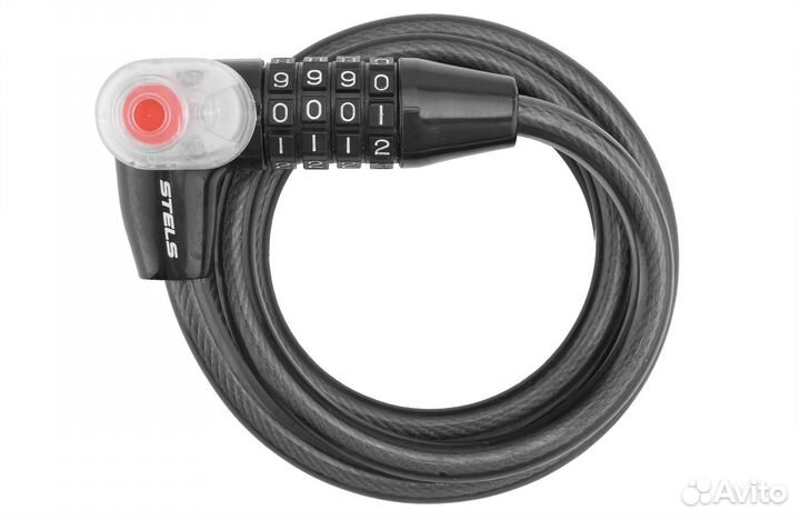Трос-противоугонка кодовый stels 10х1200 мм 87604