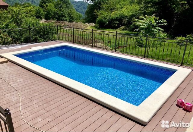 Бассейн на дачу - 4,9х3х1,5 м