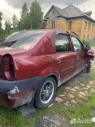 Renault Logan 1.4 МТ, 2009, битый, 120 000 км