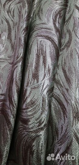 Ткань Парча двухсторонняя бордовая, ширина 150 см