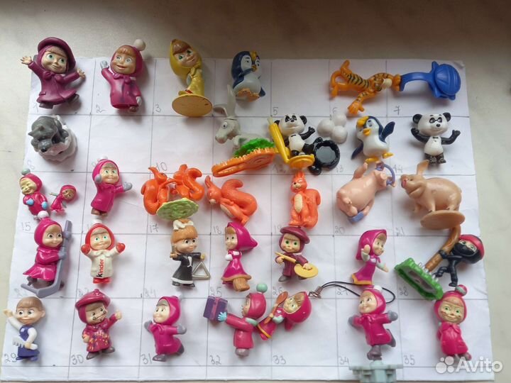 Киндер-сюрприз, разные серии