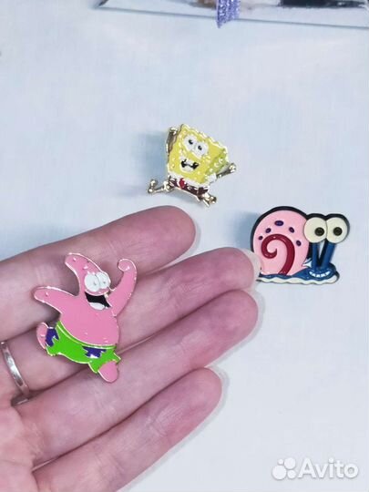 Значки Новые Спанч Боб