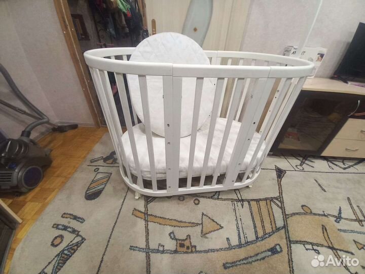 Детская кроватка круглая бу