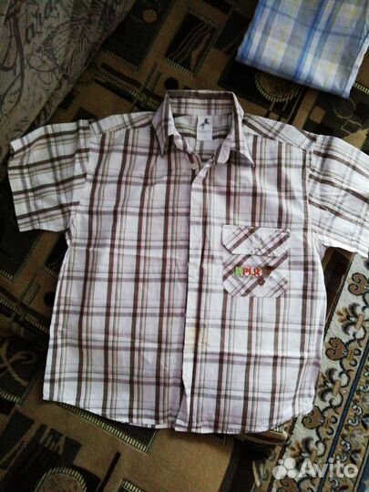 Рубашки детские новые 122