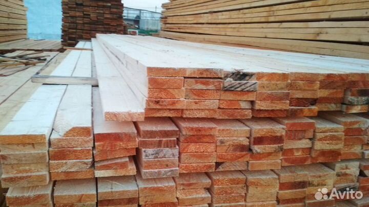 Доска обрезная сосна ель 25х100