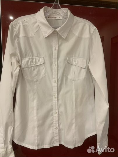 Рубашки блузки школьные на девочку 146- 152 размер