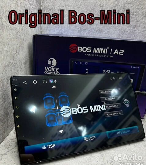 Магнитола android Bos-Mini A2 Оригинал