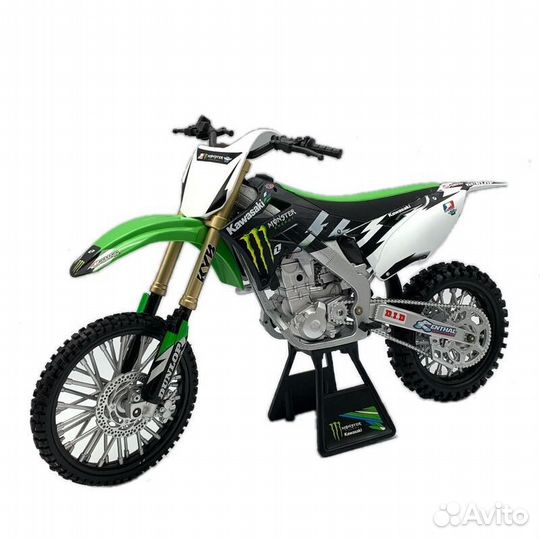 Модель мотоцикла Kawasaki KX 450F масштаб 1/6