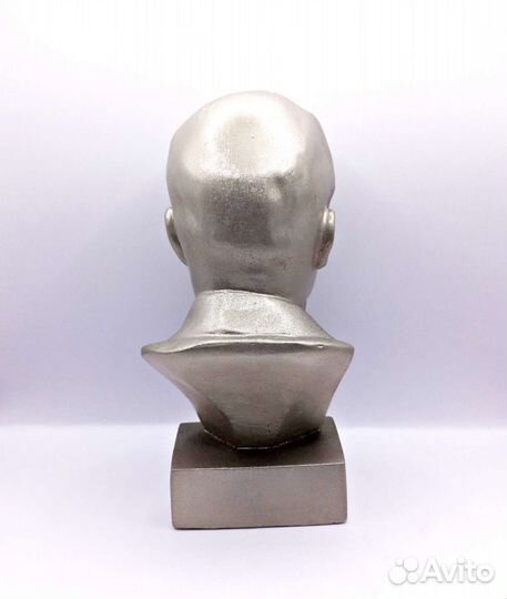 Ленин бюст, античное золото, 14 см