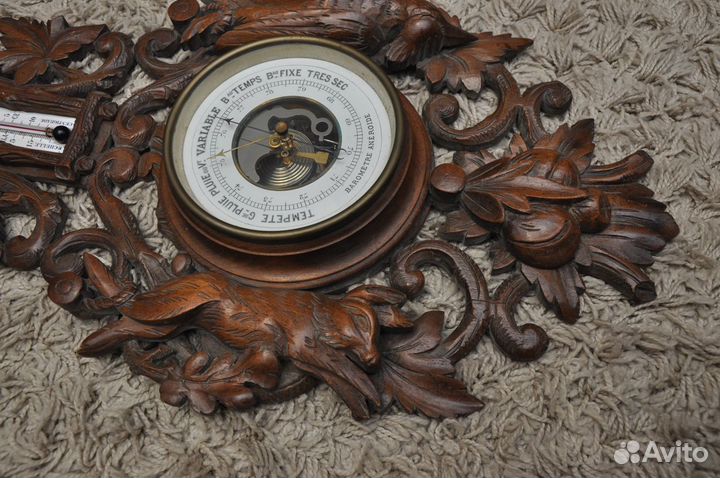 Барометр старинный настенный