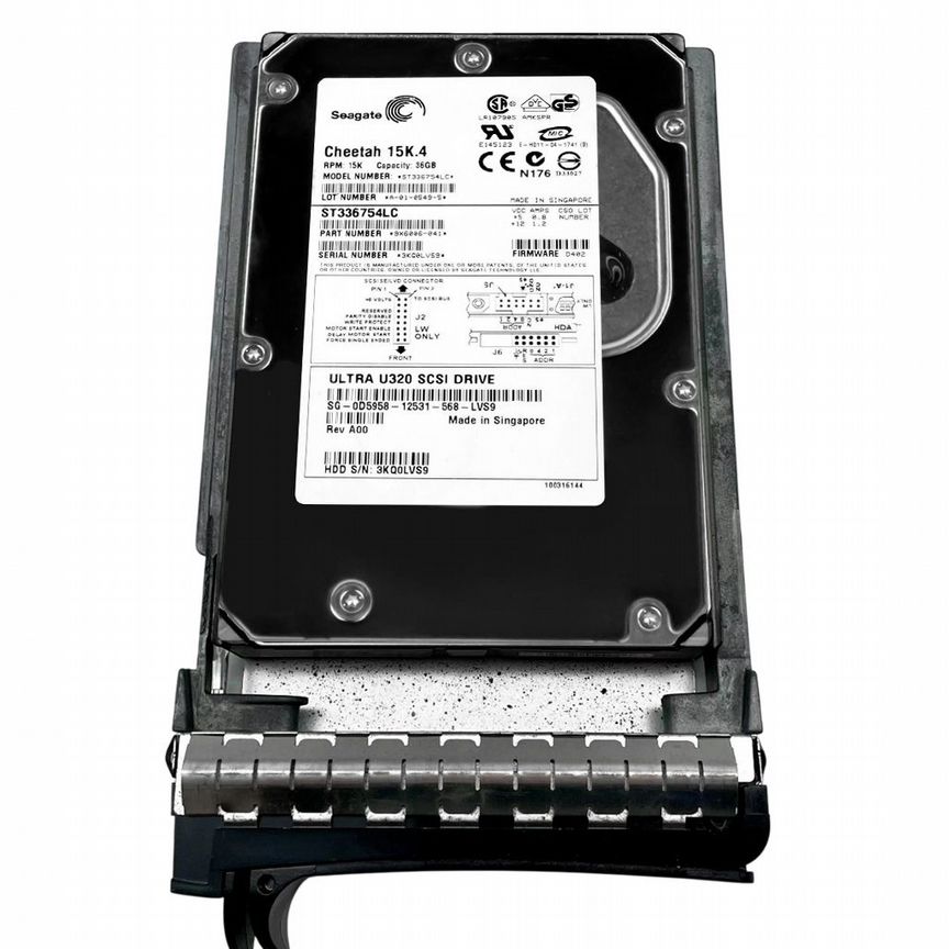 [D5958] Жесткий Диск Dell36gb U320scsi 3.5" Hdd