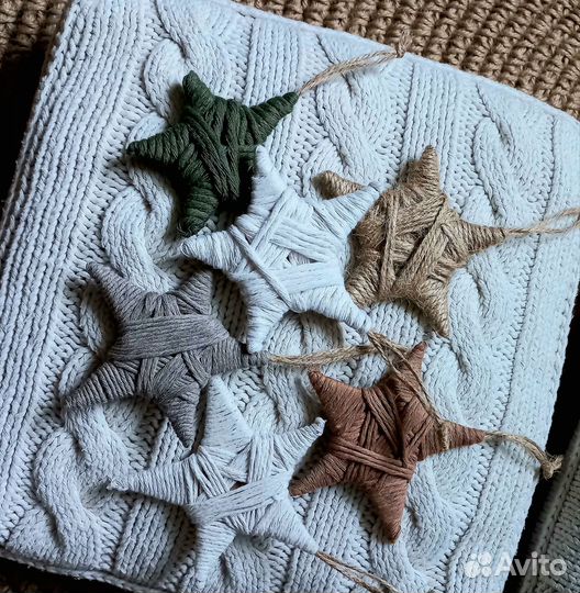 Сканди scandi игрушки на ёлку ручная работа