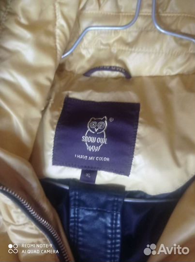 Пуховик женский новый 48