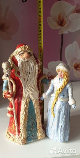 Ватные елочные игрушки