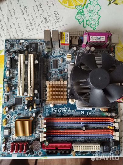 Материнская плата с процессором