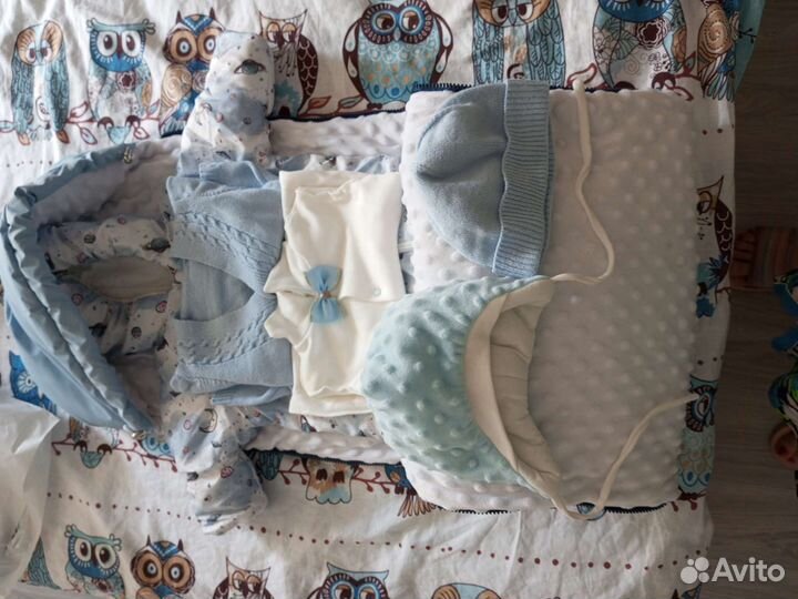 Конверт на выписку для мальчика осень-зима