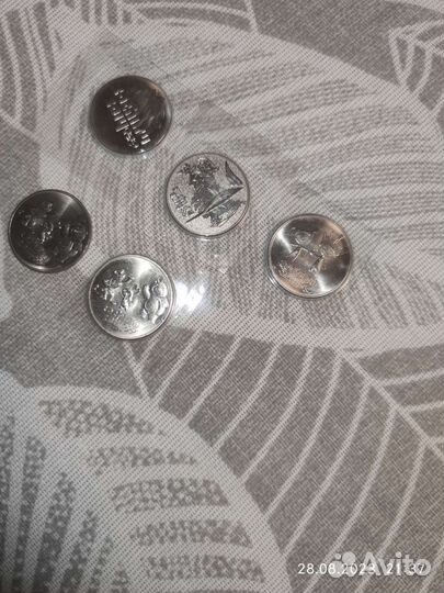 Олимпийские монеты сочи 2014