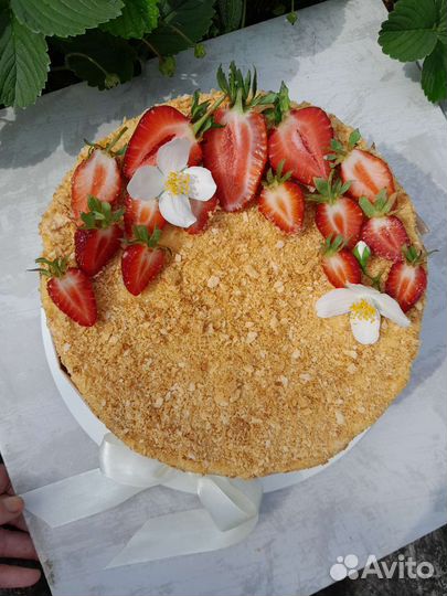 Торт медовик, наполеон, молочная девочка и др