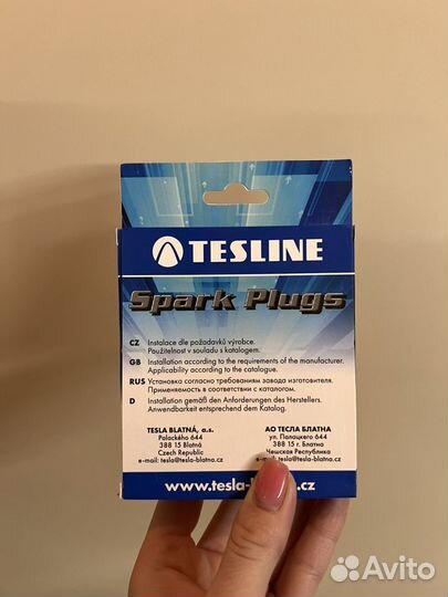 Свечи зажигания Tesline