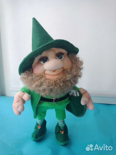 Кукла ручной работы интерьерная Гном