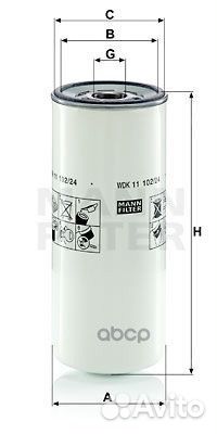 Фильтр топливный WDK11102/24 WDK11102/24 mann-F